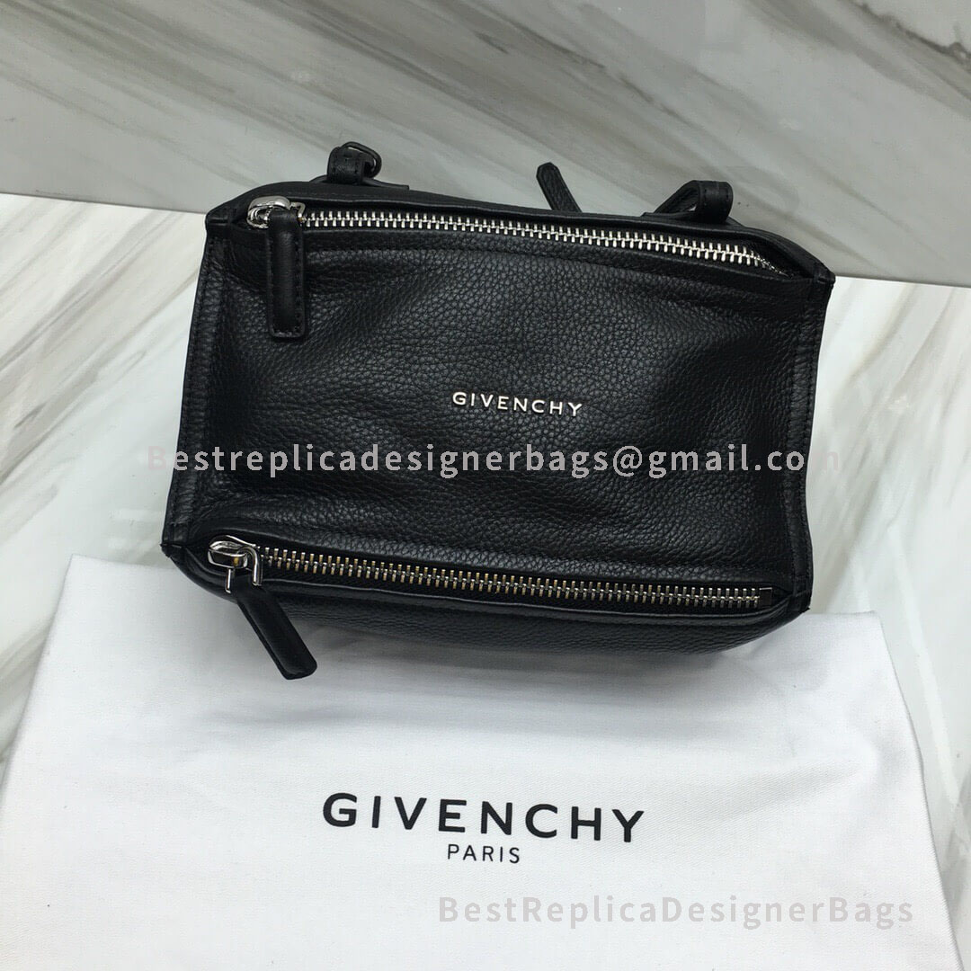 Givenchy Micro Pandora Bag In Black Goatskin SHW 2-28610